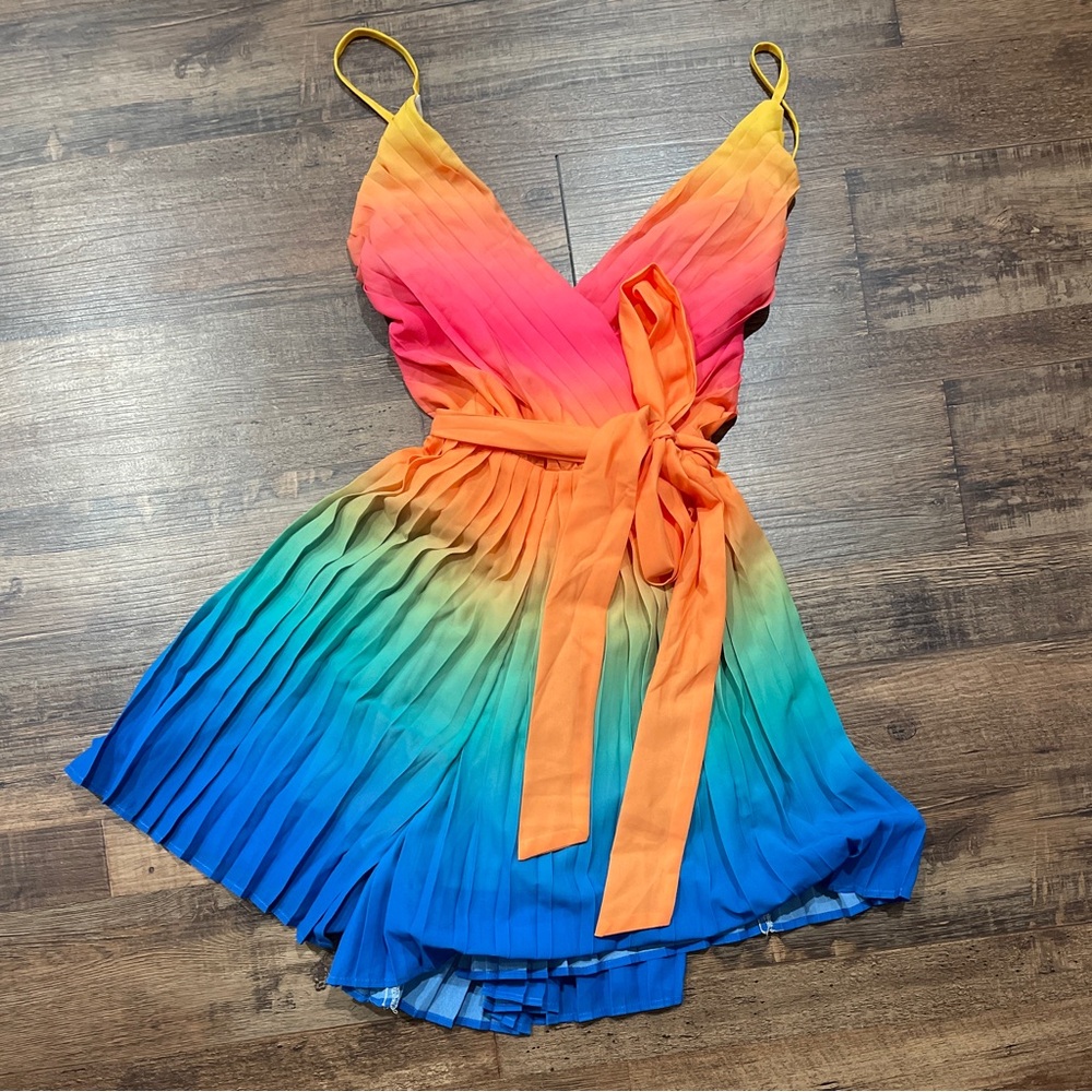 FLYING TOMATO Rainbow Romper Size L